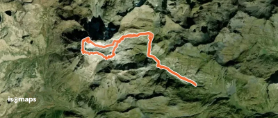 Vignemale - Pique Longue - Tour horaire du glacier d'Ossoue