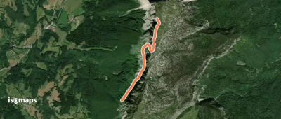Mont Granier - Par les barres de Tencovaz (été)