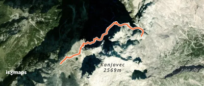 Skozi Rižo (vires du Kanjavec)