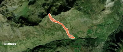 Tuque Esparbère - Couloir S depuis le Saugué