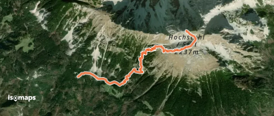 Hochstuhl / Stol - depuis Valvasorjev dom