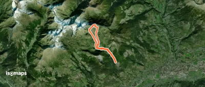 Mont d'Arsy - Versant E - Descente couloir SW