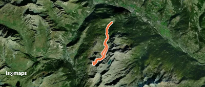 Mont Colmet Epaule NW - Par la combe NE