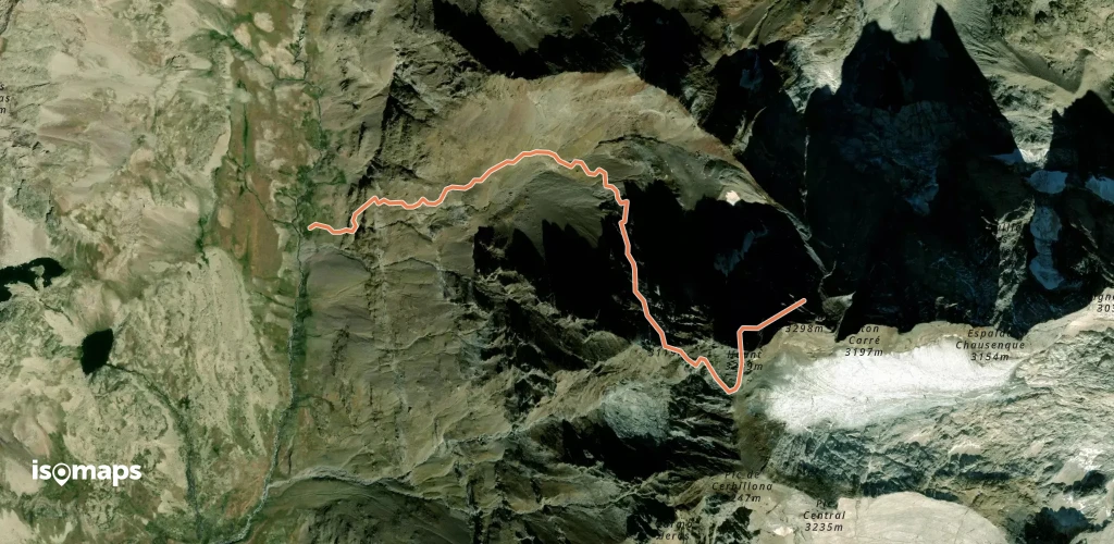 Vignemale - Pique Longue - Diagonale de Cerbillona