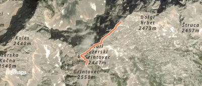 Grintovec - Arête NE (voie Frischauf)