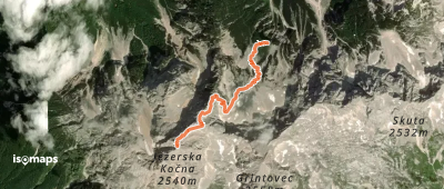 Kočna - Arête N (voie Kremžar)