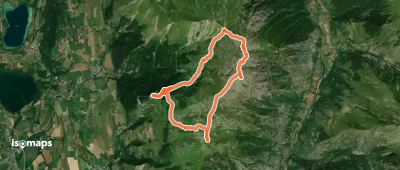 Le Tabor - depuis St Honoré 1500, boucle par col de l'Ollière, l'Oreille du Loup, crête des barres, le Piquet de Nantes