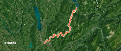 Traversée des Bauges - de Chambéry à Doussard (Lac d'Annecy)