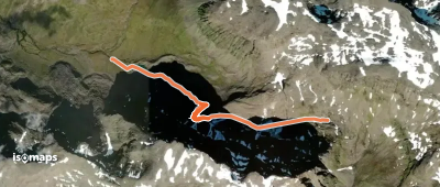 Meahccevarri pt 1172 m - Etape 3 dans la Nordmannvikdalen