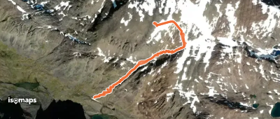 Ruksesgaisa - couloir SW