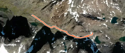 Sommet 1175 m - Etape 9 passage du Rokkilc ahca