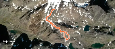 Sommet 1175 m - face SW