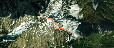 Storžič - depuis le col Bašeljski preval (E)
