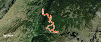 Plan du bec de Verconey - Par les Grandes Côtes