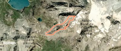 Pointe du Santel - Boucle arête SW, arête W et couloir SW