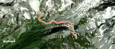 Lac de la Patinoire - Depuis le refuge du col de la Vanoise