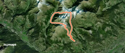 Mont Rouge de Vertosan - Tour par le vallon de Vertosan