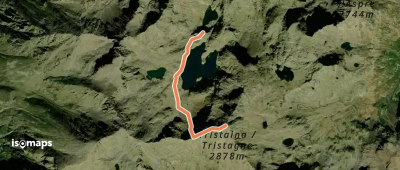Pic de Tristagne - Crête W (voie normale depuis l'Étang Fourcat)