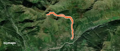 Soum de Nère - Face E depuis Sers