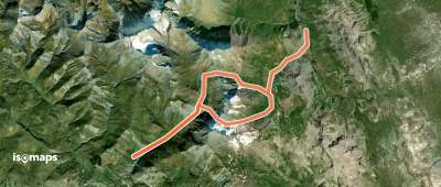 Pointe des Lauzettes - Tour par les cols de la charrat et du goléon