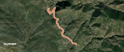 Pic du Perthus occidental - Accès aux secteurs d'escalade par le col du Mistral