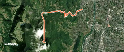 Rocher du Château Bouvier - Depuis Grenoble, sous le Moucherotte