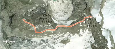 Gross Bigerhorn - Arête W (voie normale)