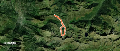 Pointe S du Sarrat des Estibères - Depuis le col de la Moulata