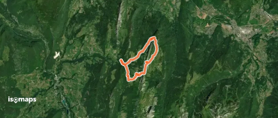 Pointe de Banc Plat (Montagne du Charbon) - Par la face W et et une partie de l'arête reliant la Dent des Portes à la Pte de Banc Plat