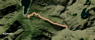 Pic de l'Étang Fourcat - Par la combe du ruisseau des Lauzes