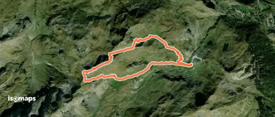 Pic des Ligades - Traversée des crêtes NE>SW