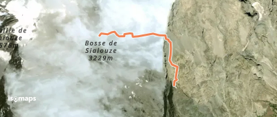 Bosse de Sialouze - depuis le refuge du Pelvoux