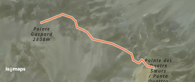 Pointe Gaspard - Arête SE