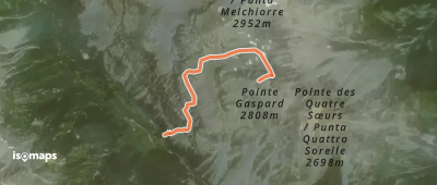 Pointe Gaspard - Par le vallon froid 