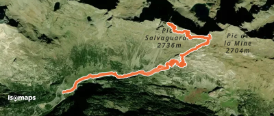 Pic  de Sauvegarde - Depuis Llanos del Hospital