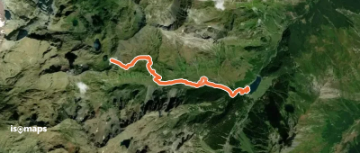 Col d'Uzious - Depuis le lac du Tech
