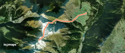 Piz Fess - Versant N depuis Tenna