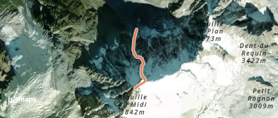 Aiguille du Midi - Friendo ou l'œil de cristal 