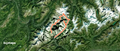 Mont Dolent - Grand tour et sommet, depuis Entrèves