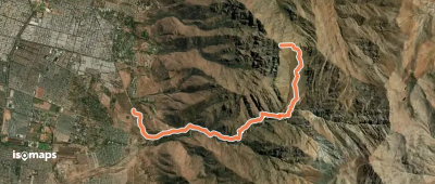 Cerro la Cruz - Par la Quebrada de Macul