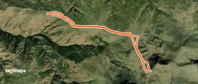 Puntal de los Cuartos - par le Papelès, le Refugio de Peña Pertida et le Lomo de los Cuartos (l'arête N) 