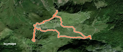 Montagnes d'Arbaze : Boucle par la Géougue de Tortes, Le Moustachou et le Mont Laid