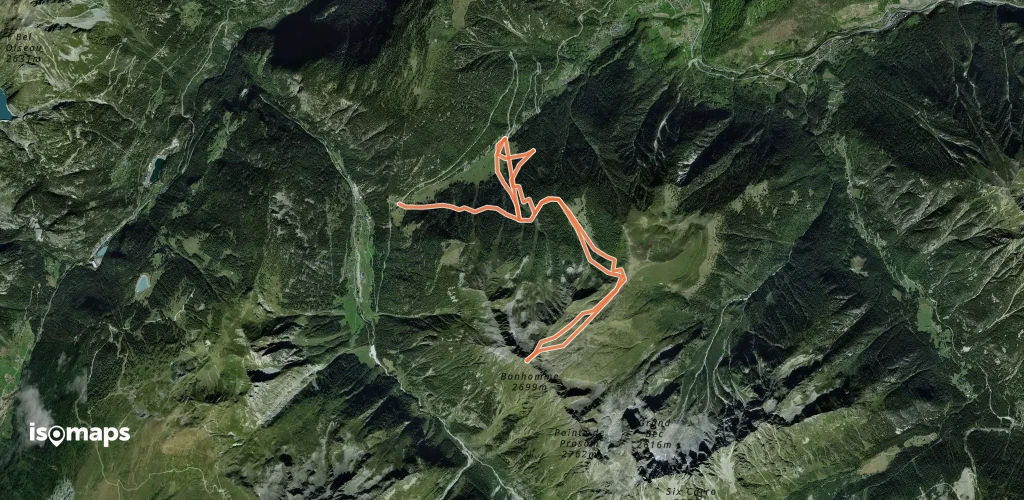 Pointe Ronde - Voie normale - depuis la Caffe ou le col de la Forclaz