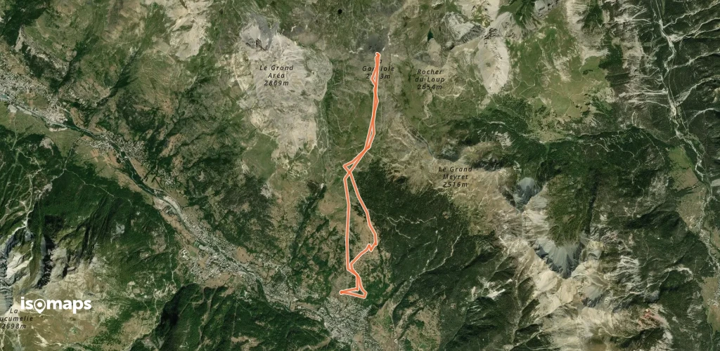 La Gardiole - Versant S - Depuis le Villard Laté