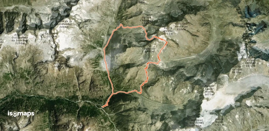 Pic Bourcet - Tour : Brèche de Charrière → Col de Casse Déserte