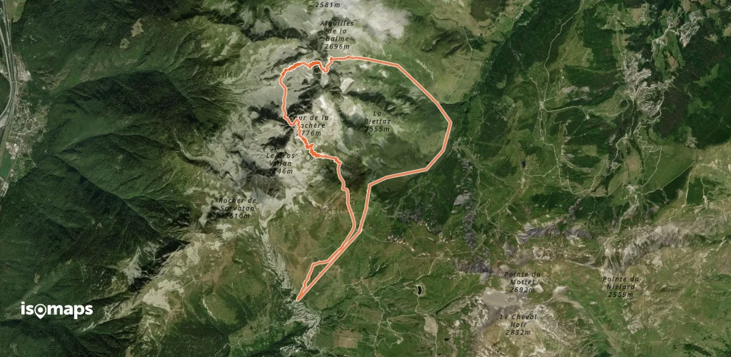 Grand Pic de la Lauzière - Tour: Col de la Flachère >> Pas des Blachères