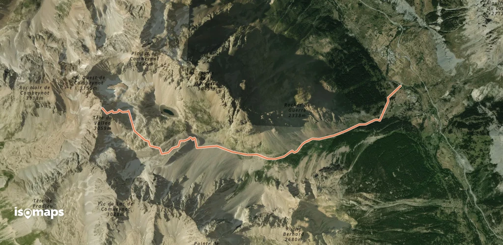 Tête du Vallon - Versant E