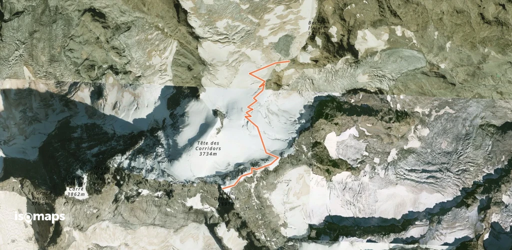 La Meije - Pic Oriental (Meije Orientale) - Arête NE (voie normale)