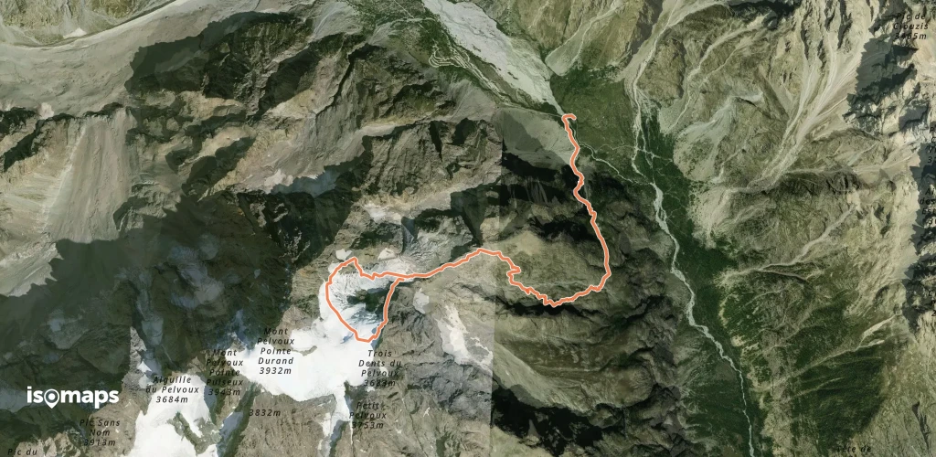 Trois Dents du Pelvoux - Couloir Chaud