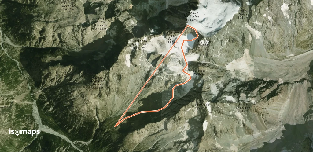 Dôme de Neige des Écrins - Petite Traversée des Écrins par le versant S de la Brèche Lory